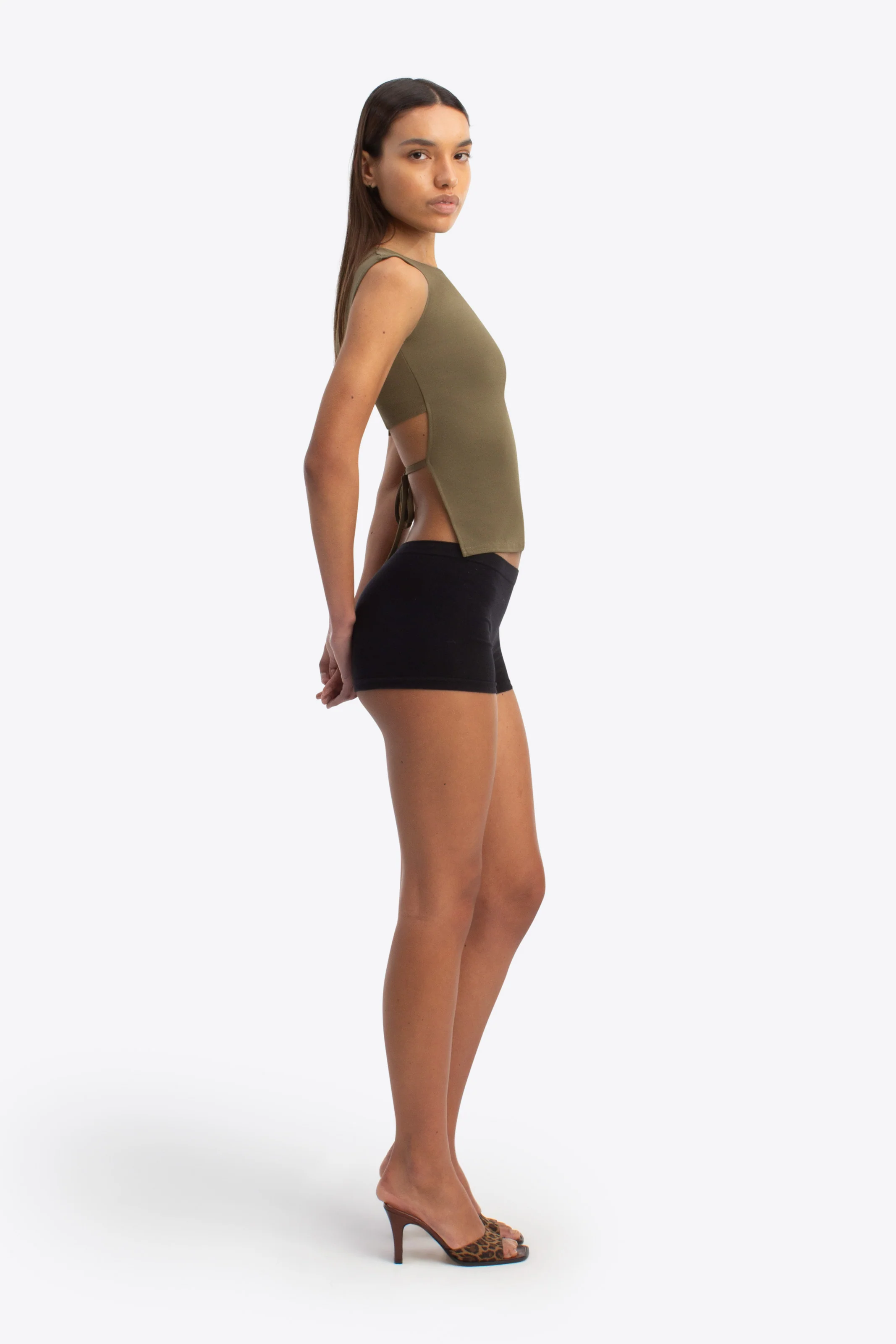 Gina Top - Khaki - Image 3