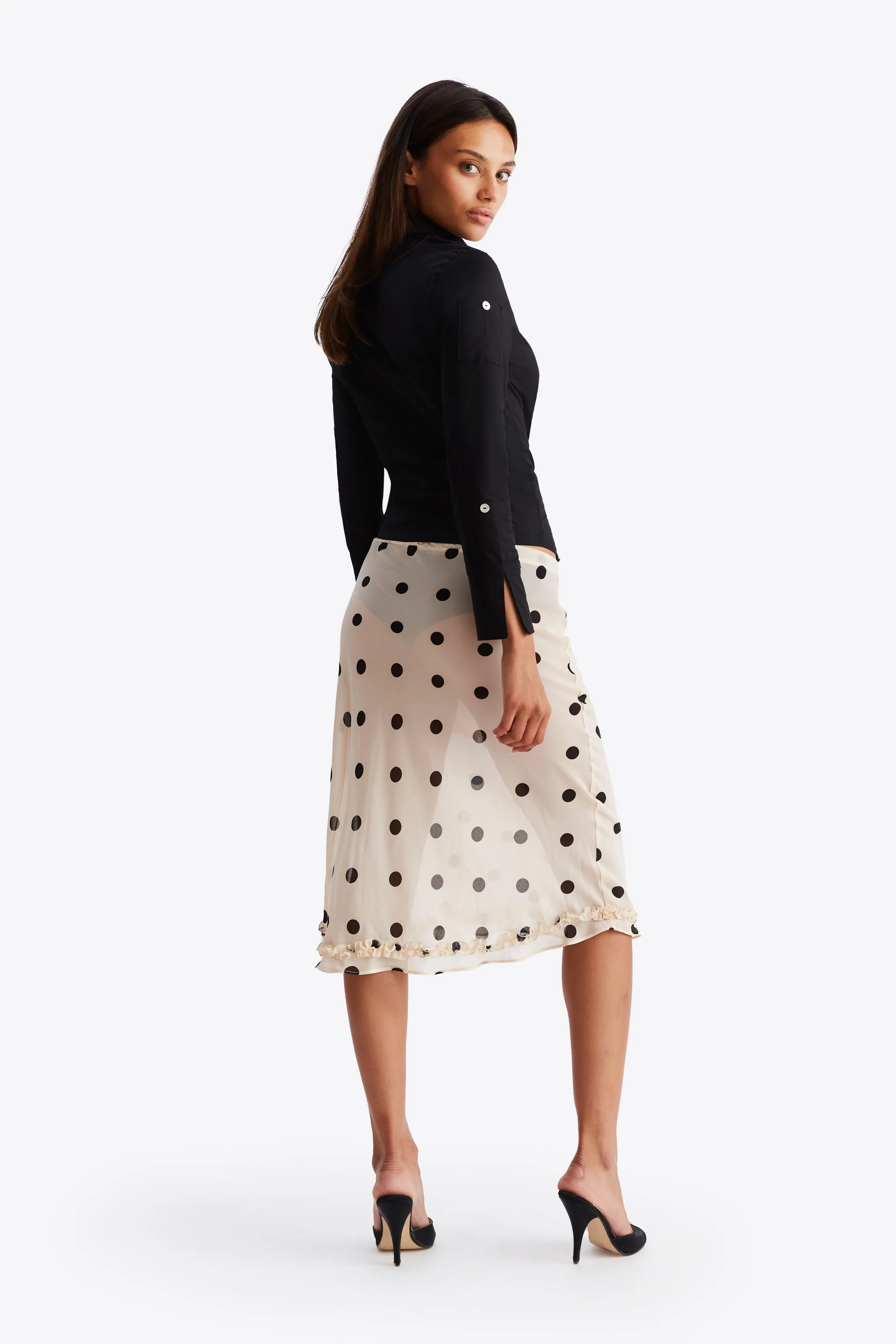 Meadow Skirt - Butter Polka Dot - Image 4