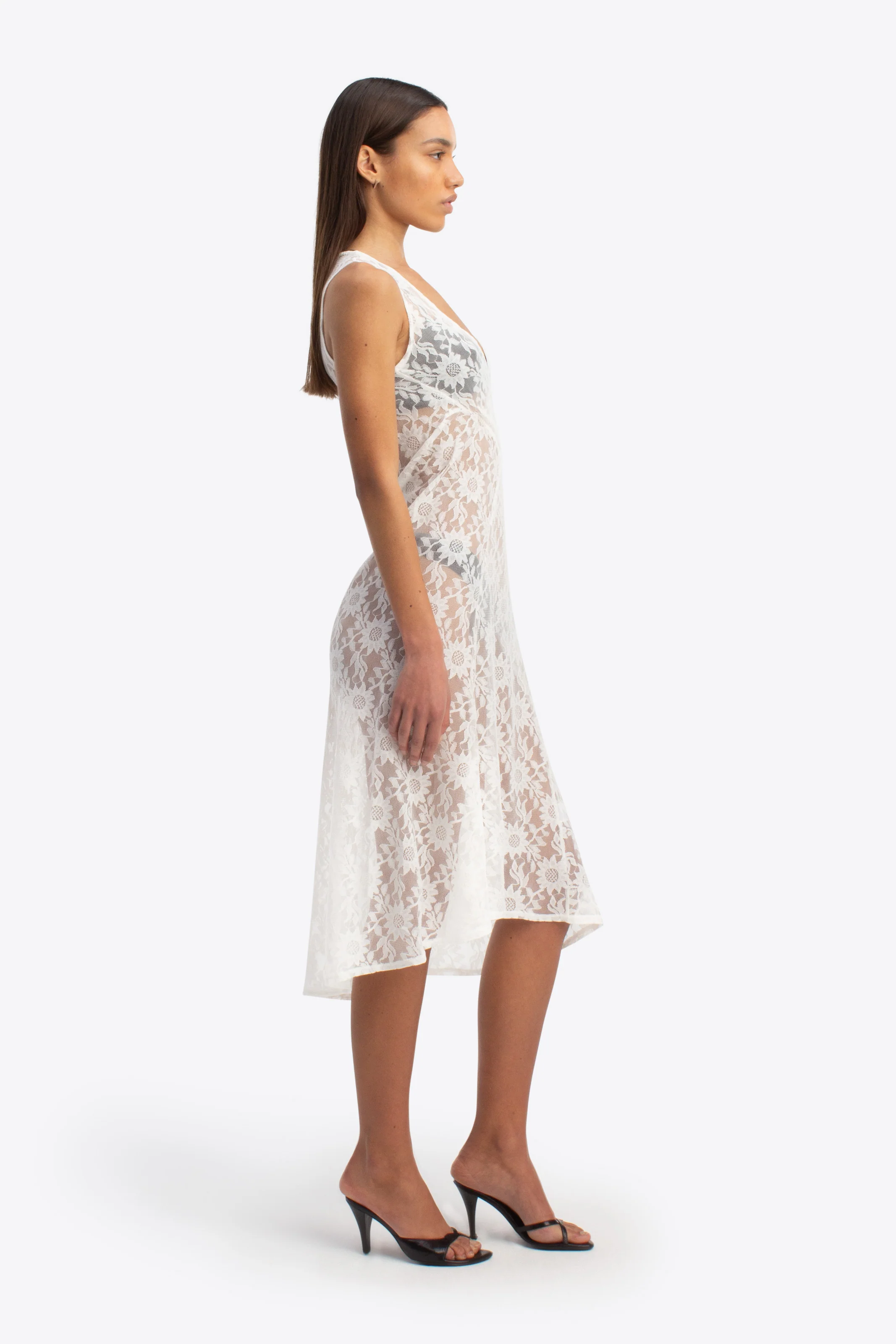Cyra Dress - White - Image 3