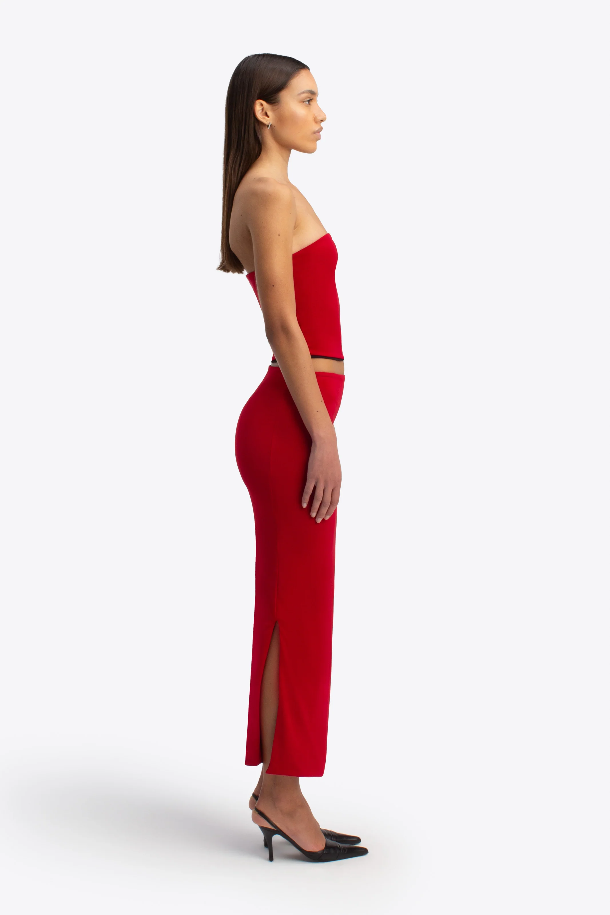 Nova Top - Black and Ruby - Image 4