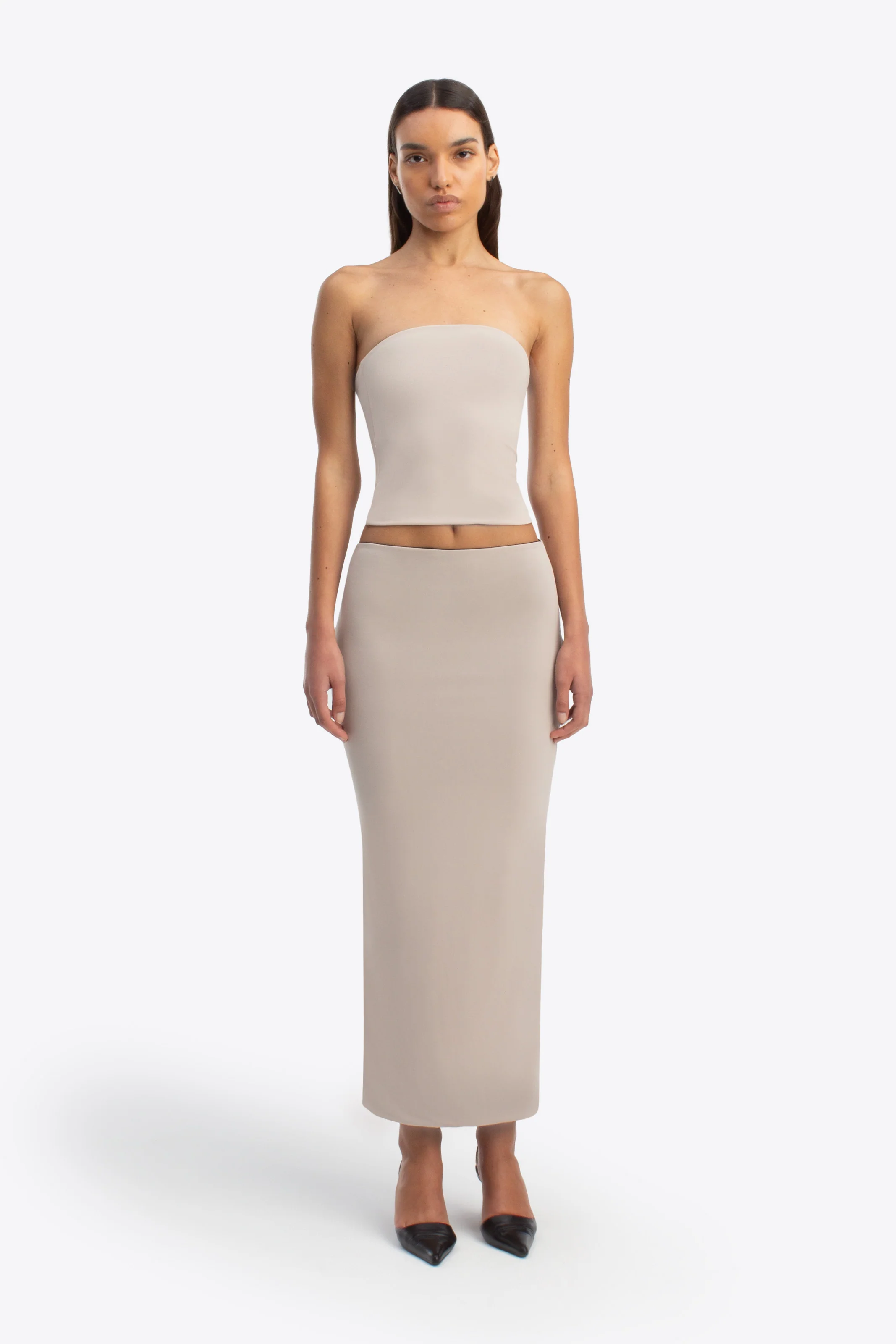 Nova Skirt - Black and Stone - Image 4