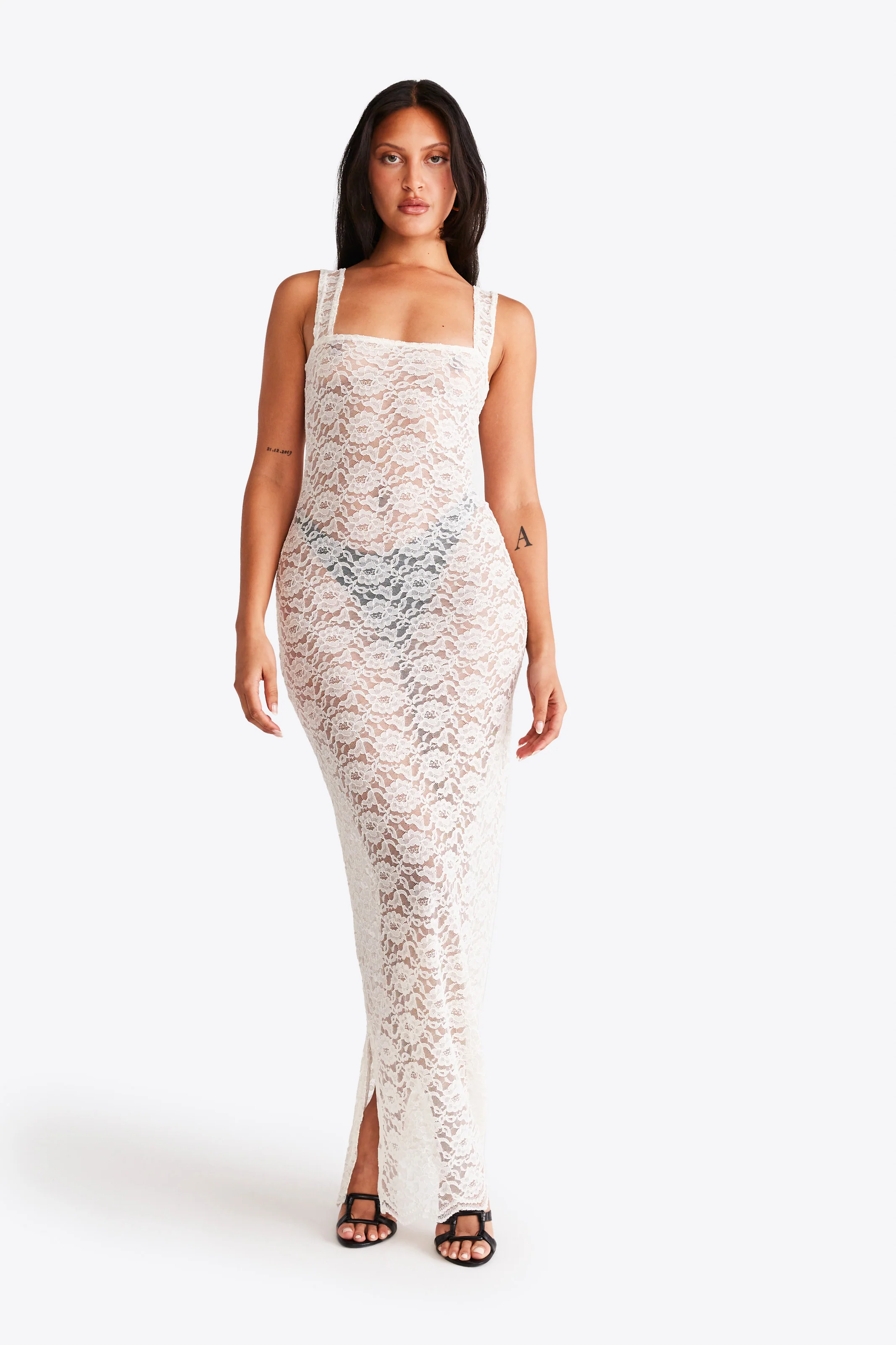 Roya Dress - Ivory - Image 4