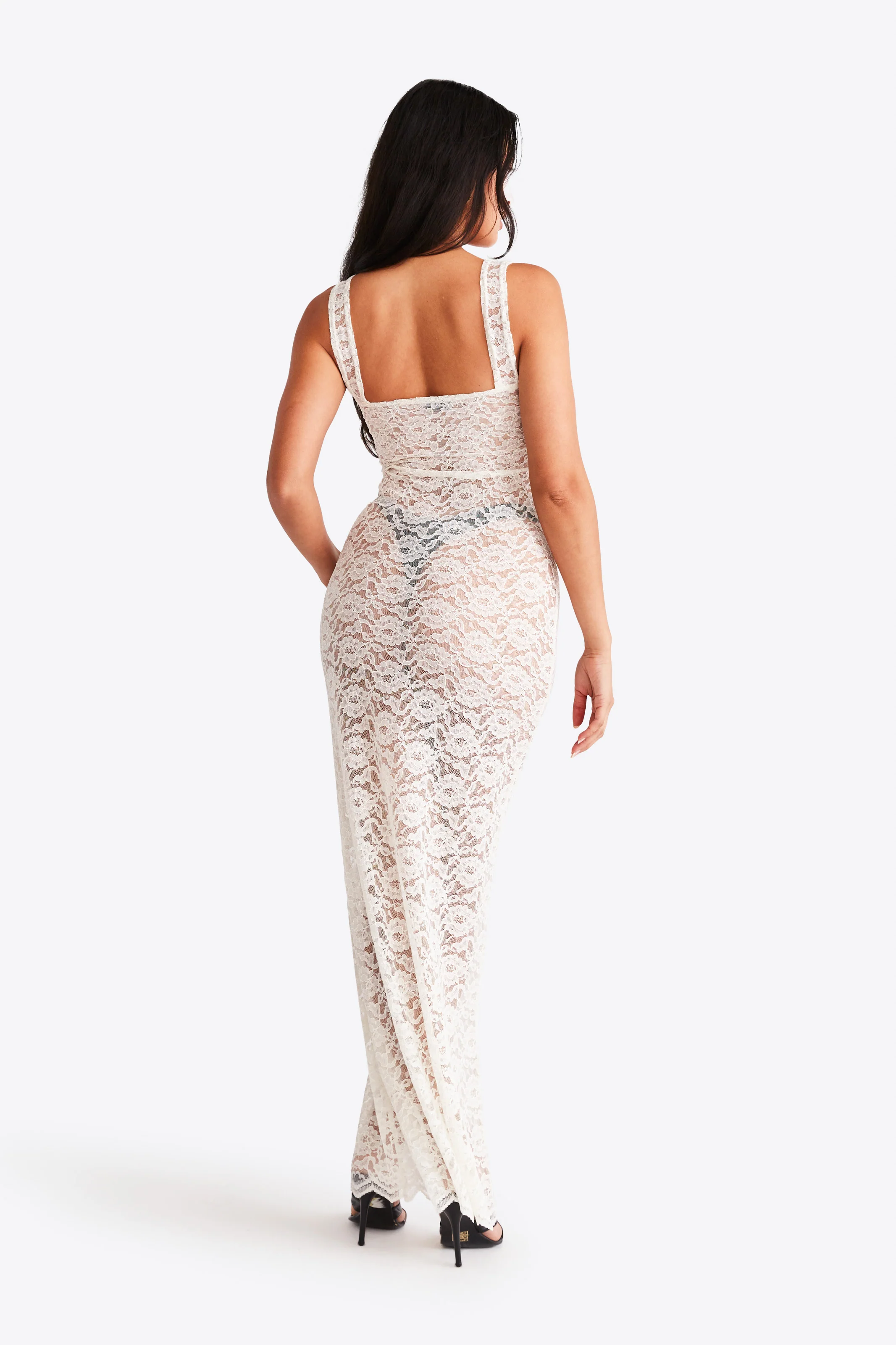 Roya Dress - Ivory - Image 5