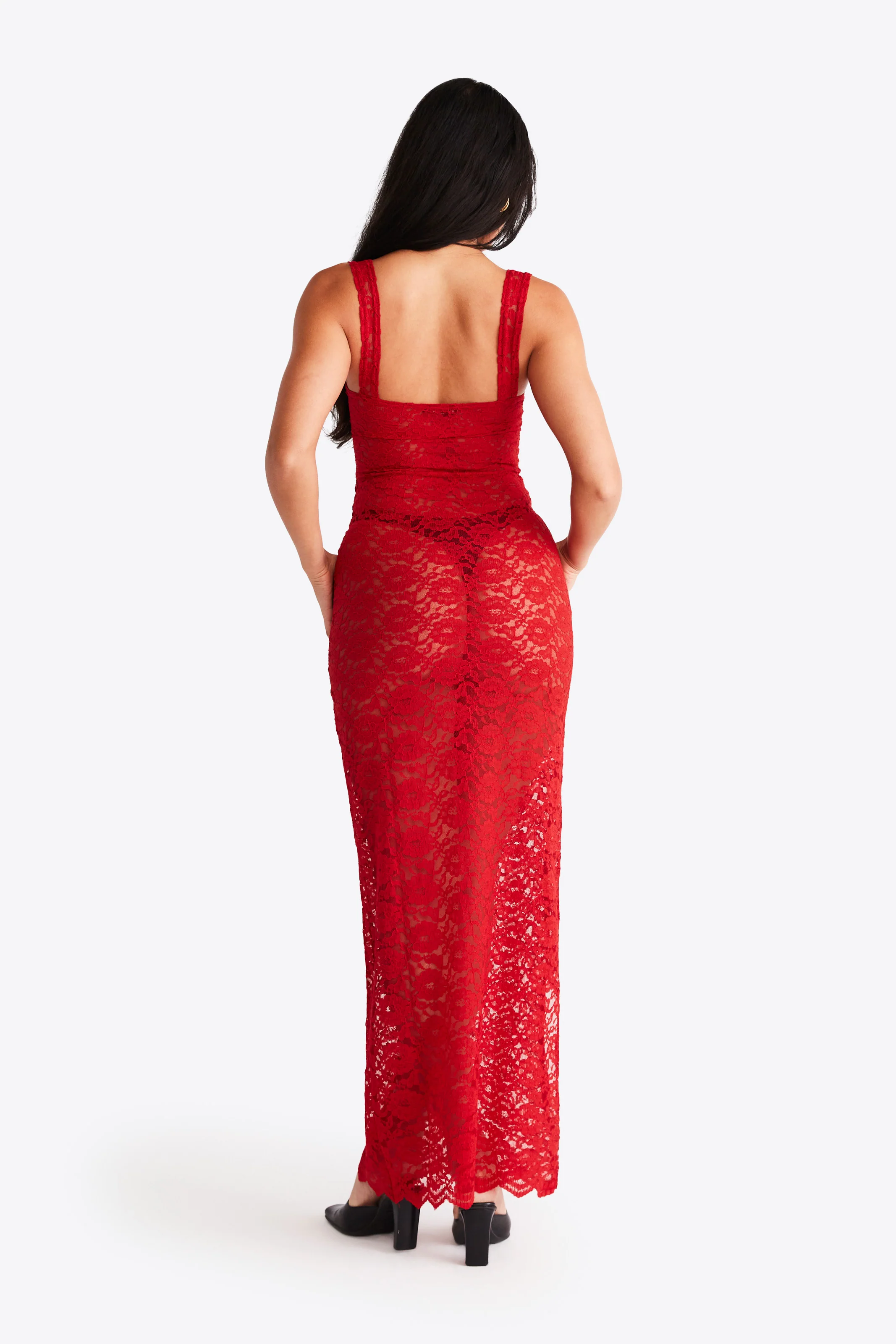 Roya Dress - Scarlet Red - Image 5